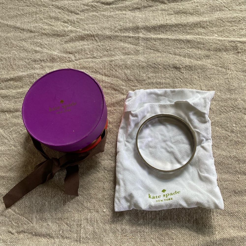 Kate Spate Bangle Bracelet silver